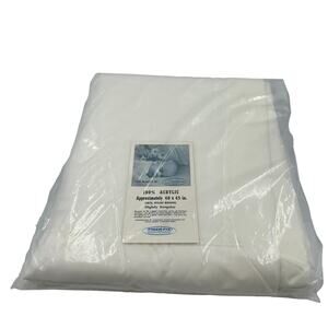 NOS Vintage Baby Blanket‎ By Chatham Sealed Labeled IRREGULAR Fiber-Fix Crib